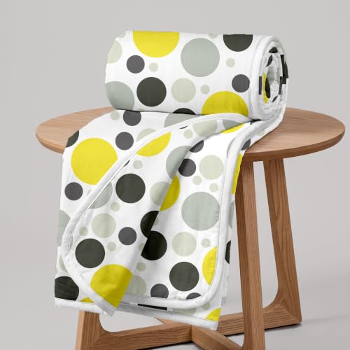Image of Divine Casa 100% Cotton All Season Calming Patch Single AC Dohar Blanket I Lightweight for Winter, Traveling (120 GSM, 110x220 cm) Quarry| TC - 120
