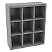 Cubbie Cabinet, Med Gray, 13-1/2inDx40inH