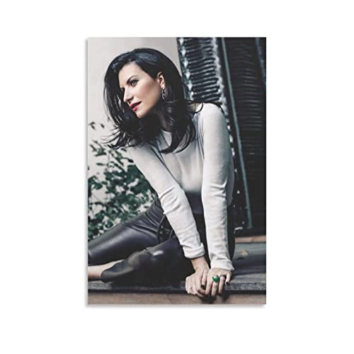 Poster Laura Pausini toile 30x50cm décoration murale de chambre