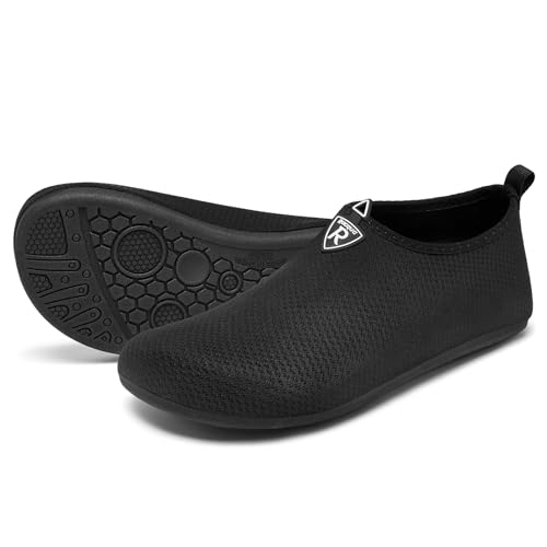 Image of Racqua Men & Women Water Shoes Barefoot Beach Swim Shoes Quick-Dry Aqua Yoga Socks for Pool,Travel, Kayaking, River