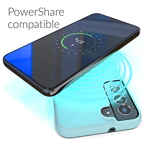 Image of Crave for Samsung Galaxy S22 Case, Shockproof Protection Dual Layer Case for Samsung Galaxy S22 5G (6.1 inch) - Aqua