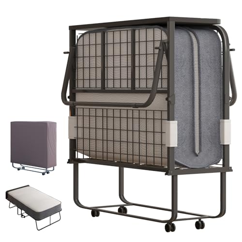 Adowore Folding Bed With Mattress For Adults cover