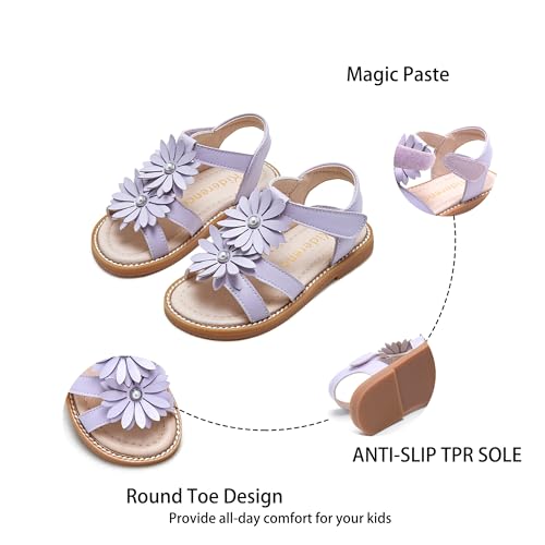 Image of Kiderence Toddler Girls Sandals Little Girls Kids Shoes Girls Sandals Toddler