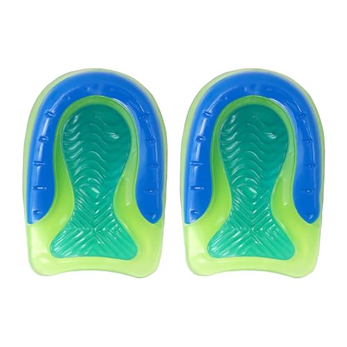 Heel Cushion Pads for Heel Pain Relief Heel Cups Pads for Plantar Fasciitis Support Heel Spur & Achilles Pain Heel Cups and Cushions Absorbing Support - L