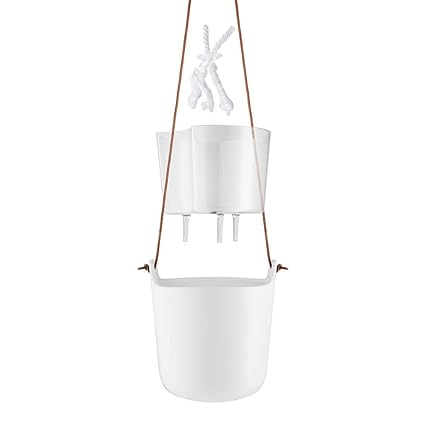 Eva Solo Hanging Self-Watering Pots (Chalk White)
