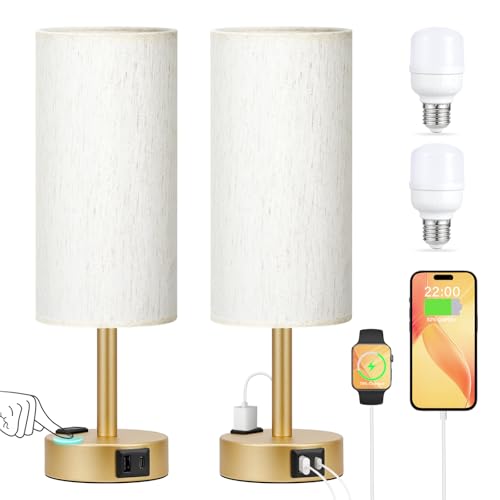 Lámparas de Mesa de Noche Touch PartageiZ Set de 2