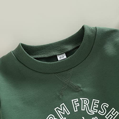 Image of Baby Boy Girl Pumpkin Sweatshirt Tops Toddler Halloween Outfit Long Sleeve Crewneck Pullover Sweater Shirt Fall Clothes
