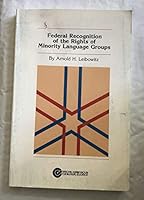 Federal Recognition of the Rights of Minority Language Groups 0897630688 Book Cover
