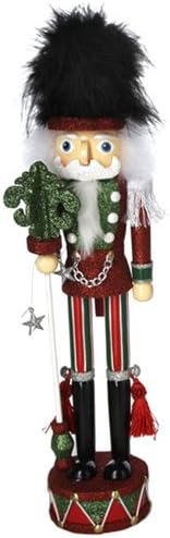 Hollywood Nutcrackers Kurt Adler 17-Inch Red and Green Soldier
