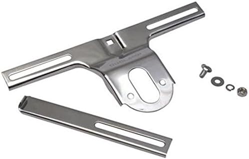 Speedway Motors License Plate Bracket Steel Mount Above Taillight Includes Hardware Adjustable Fit Original Replacement and Compatible with a 1932 Ford Passenger Car