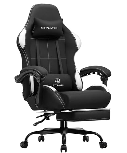 GTPLAYER Wide Seat Fabric Chair