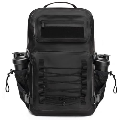 Miramrax Dry Bag Waterproof Backpack 30L Tactical Backpack for Kayaking Hiking Boating Paddle Boarding Fishing Travel Camping Beach Floating Dry Bag for Men Women (Black)