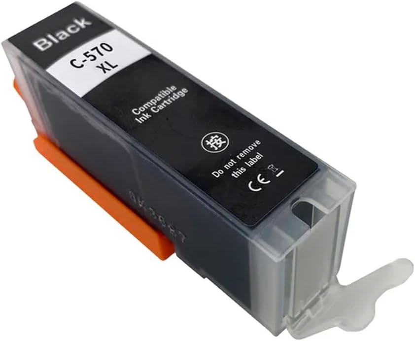 Compatible Ink Cartridge PGI-570 CLI-571 PGI570 570XL for MG5750 MG5751 MG5752 MG5753 MG6850 TS5050 TS5051 TS5052(C-570XL BK 1PC)