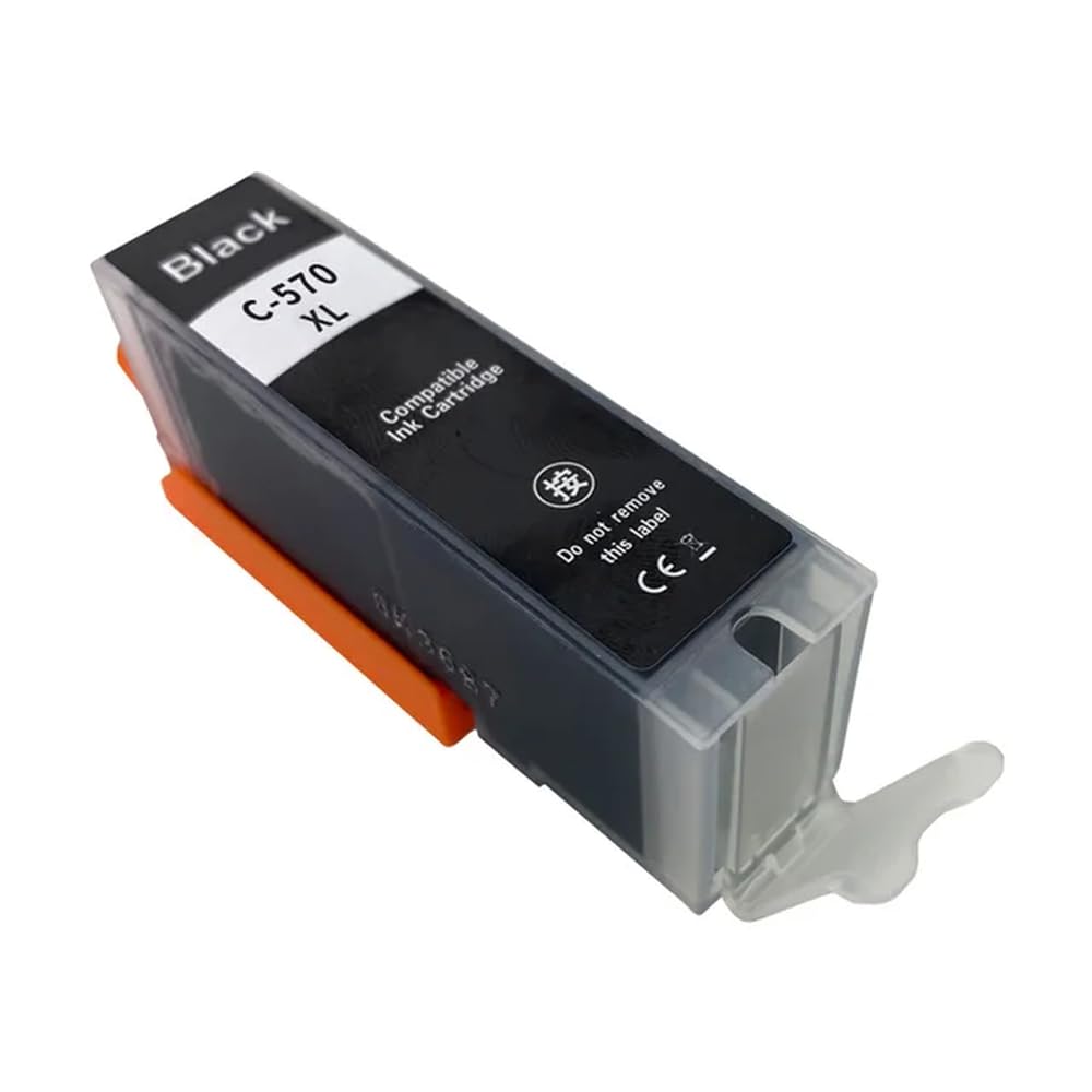 Compatible Ink Cartridge PGI-570 CLI-571 PGI570 570XL for MG5750 MG5751 MG5752 MG5753 MG6850 TS5050 TS5051 TS5052(C-570XL BK 1PC)