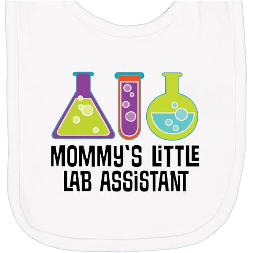 inktastic Science Mommys Little Lab Assistant Newborn Bib