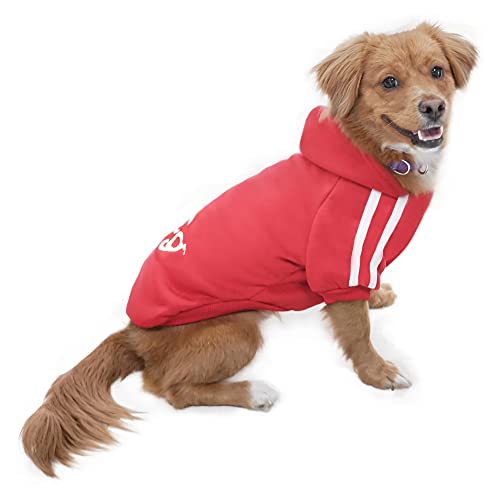 Eastlion Ropa Perro,Cálido Sudadera con Capucha para Perros