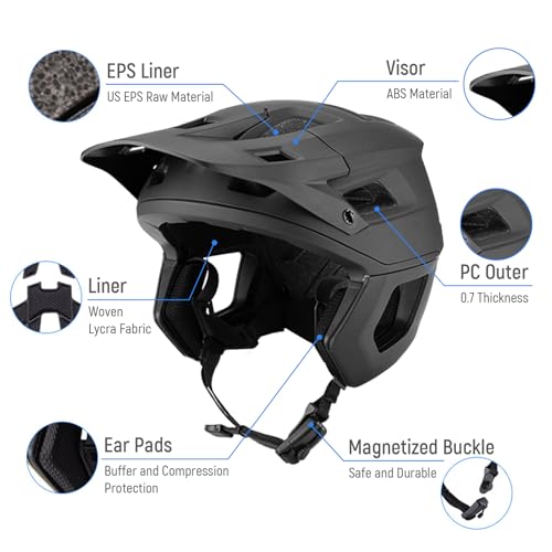 Casco de ciclismo ligero de 20 mm que elimina la fatiga cervical 3