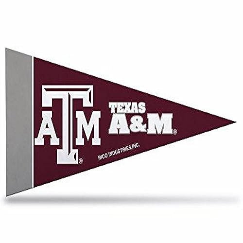 Image of Rico Industries NCAA Mini Pennant Set 4 inch x 9 inch Felt Mini Pennant Team Set (Includes 8 Pieces)