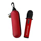 《名入れ》カラオケ マイマイク GTM-200 カラオケ マイ・マイクプロ 専用ケース付 (レッド)