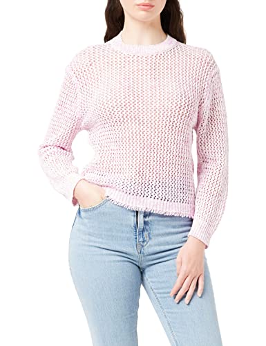 Comma CI Damen trui Pullover, 44x2 Dunkelrosa, 40 EU