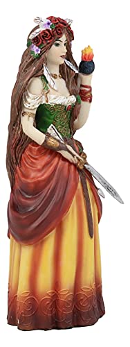 Estatua Decorativa Diosa Celta Brigid 8 Pulgadas miniatura 4