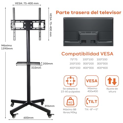 La Mejor Recopilación de pedestal para pantalla de esta semana. 2 pedestal para pantalla marca Wodoso (2)