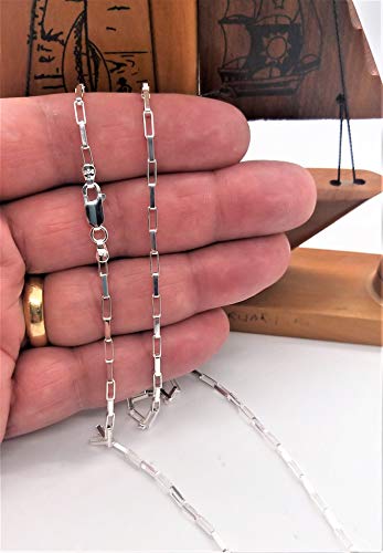 Corrente Masculina Prata Maciça 925 60 Cm X 3 Mm Elo Cartier REF. 616