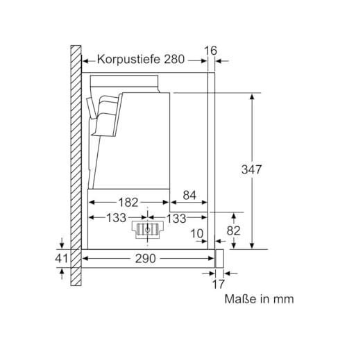 Siemens LI97RA561 iQ500 Flachschirmhaube/LED-Beleuchtung/iQ Drive Motor/Extrem leise