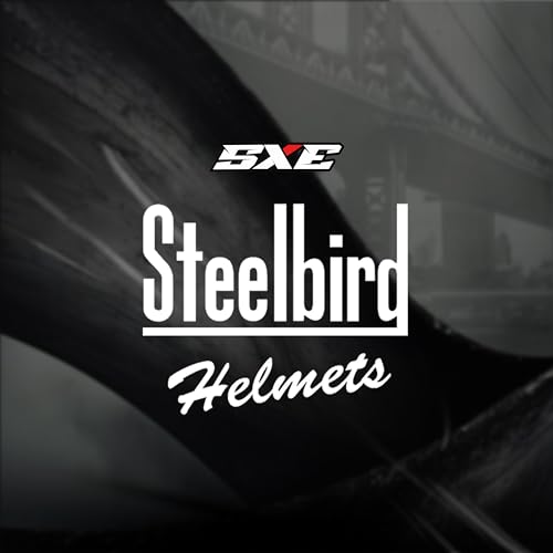 Image of Steelbird SBH 61 SXE Pinlock ISI and Dot Certified Full Face Helmet for Men and with Inner Silver Sunshield