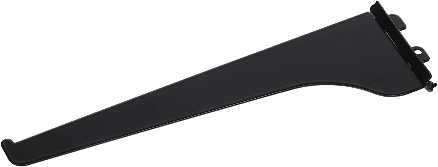 Knape & Vogt 180BLK-8 Shelf Bracket, Pack of 1, No Color