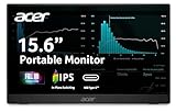 Acer Portable Monitor | 15.6" FHD IPS | Adaptive-Sync Support (FreeSync Compatible) | Slim Design | External Monitor for Laptop PC/Mac | 2 x USB 3.1 Type-C Port, HDMI 1.4 & Audio Out | PM161Q B1bmiuux