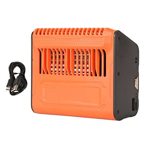 Almeigrity-ventilador portátil con Clip para cintura, 10000mAh, ahorro de espacio, carga USB, sin aspas, manos libres, cinturón para exteriores