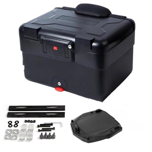 Boîtes à outils et coffre supérieur universel 45 L pour moto adventure noire