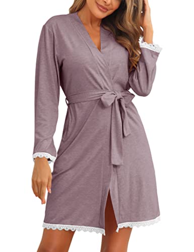 MACNOORA Women's Robe Lightweight Soft Kimono...