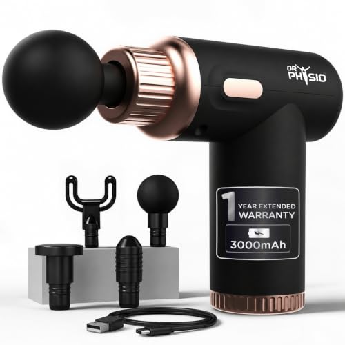 Dr Physio USA Dynamo Rechargeable Percussion Massage Gun | 3000mA...