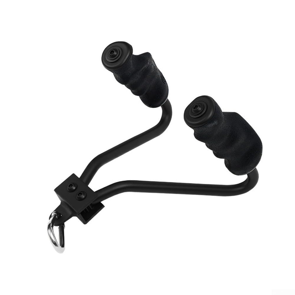 Manico per vogatore in ferro TPE con impugnatura ergonomica antiscivolo per l'allenamento della spalla e del braccio, accessorio per attrezzature fitness in ghisa, 13 cm
