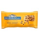GHIRARDELLI Premium Baking Semi-Sweet Chocolate Chips, 12 oz Bag (6 Bags)