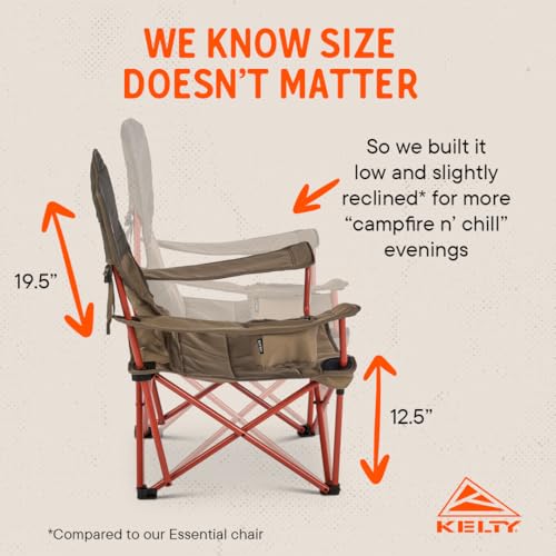 Image of Kelty, Lowdown Chair, Bungee Cord /Beluga, One Size