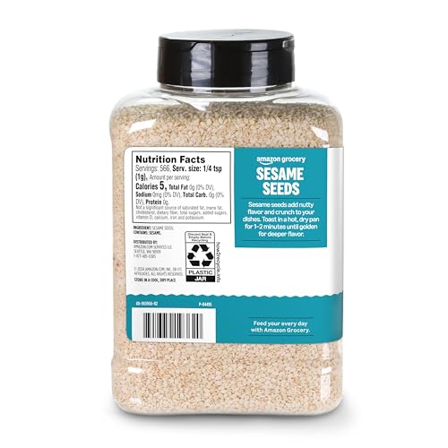 Amazon Grocery, Sesame Seeds, 20 Oz - image 2