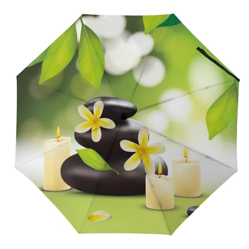 Parapluie pliant automatique motif bus de ville compact pour voyage