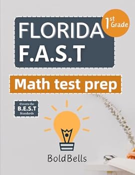Paperback Florida FAST Test Prep Math Grade 1: Essential Mathematics Practice Test prep for Florida Assessment of Student Thinking (FAST) 1st grade Book