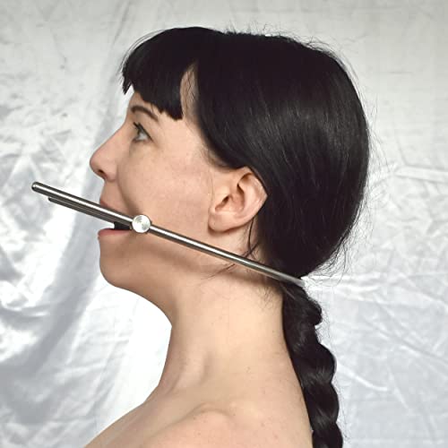 Baillon métal BDSM pour bloquer la parole sans douleur en bondage