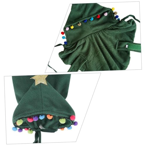 Disfraz de árbol de Navidad para perro talla M liviano miniatura 3