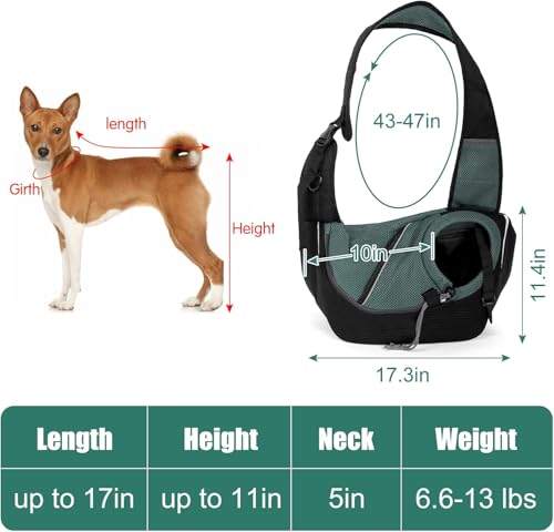 Hundetragetasche, Hundetrage für Haustiere, Tragetuch Hund Haustier für Welpen, Tragetuch Hund Katzen Verstellbar, Kleine Hunde und Katzen im Freien und Ausflüge (schwarz-01)