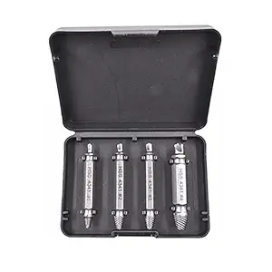 4PCS Damaged Screw Extractor Drill Bit Set Stripped Broken Screw Bolt Remover Extractor Easily Take Out Demolition Tools