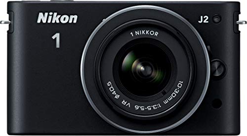 Nikon 1 J2 Kit compact hybride 10,1 Mpix + Objectif 1 Nikkor VR 10-30 mm f/3.5-5.6 Noir Mat