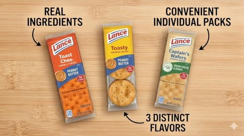 Lance Sandwich Crackers Variety Pack, 20 Count - image 4