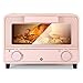 Produktbild FUDIV Mini-Backofen Haushaltsbacken Elektrokleingerät Multifunktionales automatisches Kuchenbrot 13 Liter 750 Watt, rosa Temperaturregelung der oberen und unteren Rohre