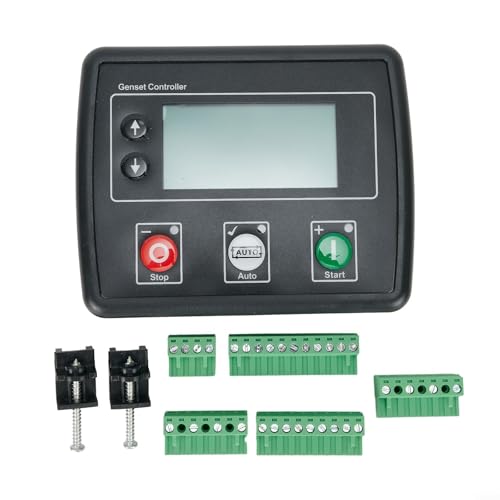 Oniissy Controlador del panel de control, módulo de control del generador, monitor automático de fallo de energía, pantalla LCD, protección del motor, reemplazo del sistema AMF para DSE4520 MKII