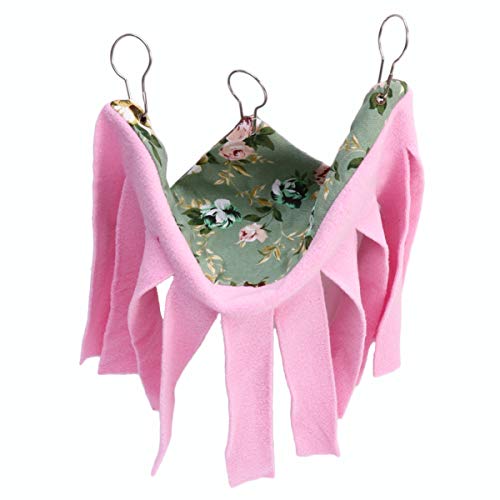 VILLCASE Rede de Papagaio Gaiola de PÃ¡ssaro Habitat de Rede RÃ©ptil DecoraÃ§Ã£o para Escalada Algod